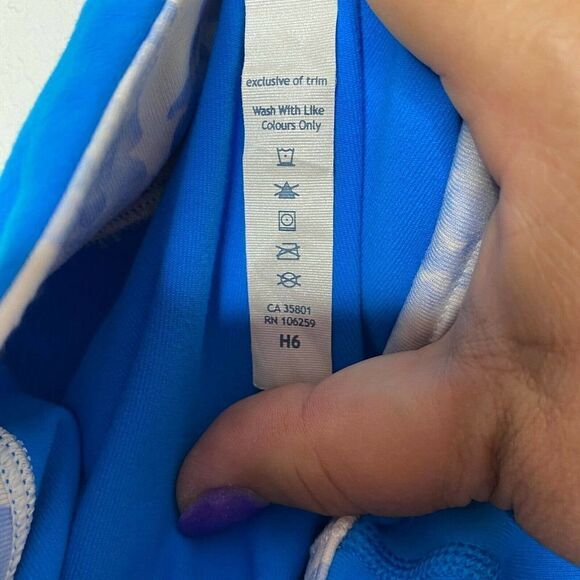 Lululemon Gather and Crow Slit Crop Pants Blue - Picture 8 of 10